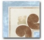 Купить Cir Via Emilia Angolo Greca Linea Crema-Azzurro 20x20 