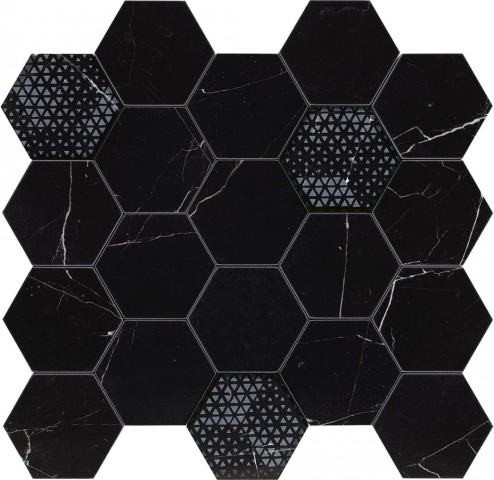 Купить Valentino Majestic Hexagon Royal Nero 34x36 