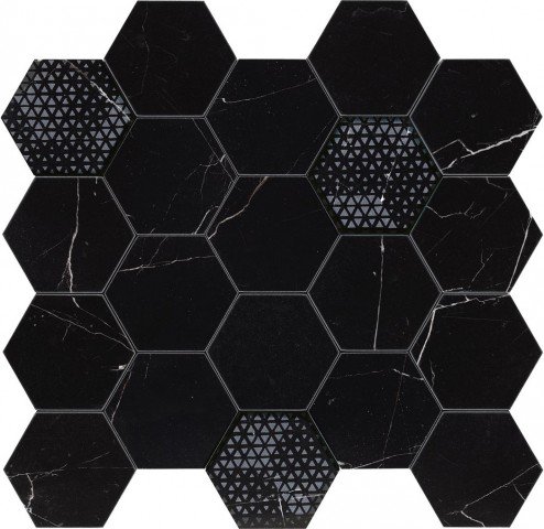 Купить Valentino Majestic Hexagon Royal Nero 34x36 