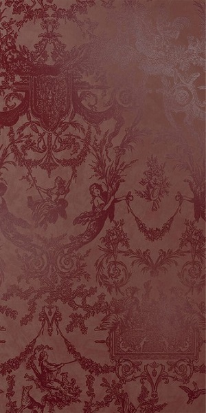 Купить Cir&Serenissima Chromagic Toile De Jouy Bordeaux 60x120 