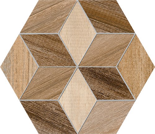 Купить Vives Seine Hexágono Freret Multicolo 23х26,6 
