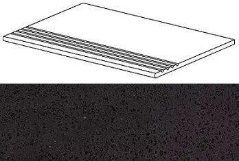 Купить Atlas Concorde Marvel Gems Terrazzo Black Gradino 30x60 Matt 