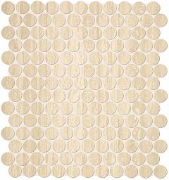 Купить Fap Roma Travertino Round Mosaico 29.5x32.8 