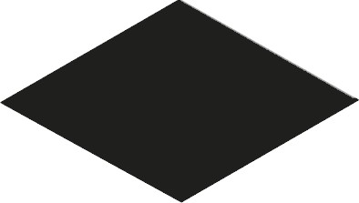 Купить Equipe Rhombus Smooth Black Floor 14x24 