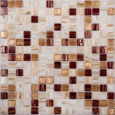 Купить NS Mosaic Golden Mix6 Стекло (Сетка) (20*20*4) 32,7x32,7 