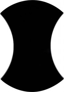 Купить Cevica Diavolo Liso Negro 21x15 