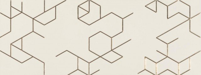 Купить Azulev Clarity Decor Polygon Marfil 25x65 