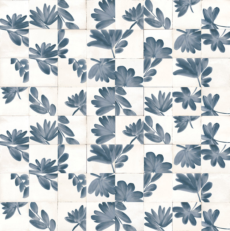 Купить Marazzi Italy Rice Bianco Decoro Blossom Natural 15x15 