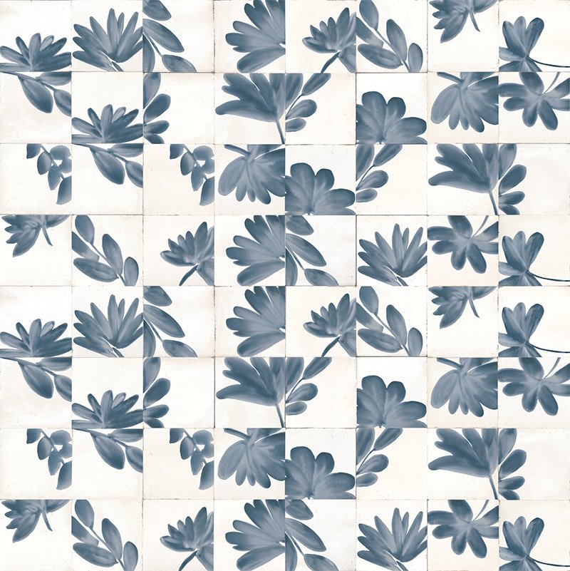 Купить Marazzi Italy Rice Bianco Decoro Blossom Natural 15x15 