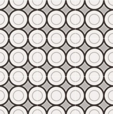 Купить Sant’Agostino Patchwork B&W 05 20х20 