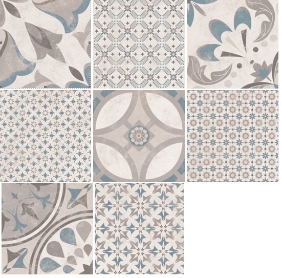 Купить Ceracasa Concept Urban Mix (8 паттернов)  22.3x22.3 