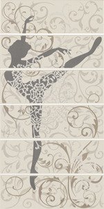 Купить Vallelunga Lirica Cortese Crema Ballerina B set 6pz. 30х60 