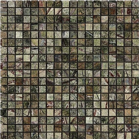 Купить Art Natura Marble Mosaic Rain Forest Green 15х15mm  30.5×30.5 