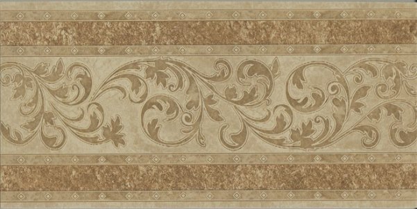 Купить SDS Marburg Stellstufe mit Dekor DunkelBeige 15,5х31 