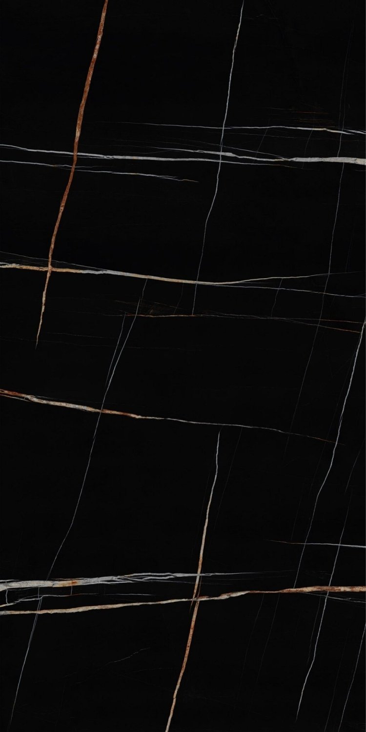 Купить Laminam I Naturali Marmi Sahara Noir Extra Lucidato Bookmatch F.B 12 mm  162×324 