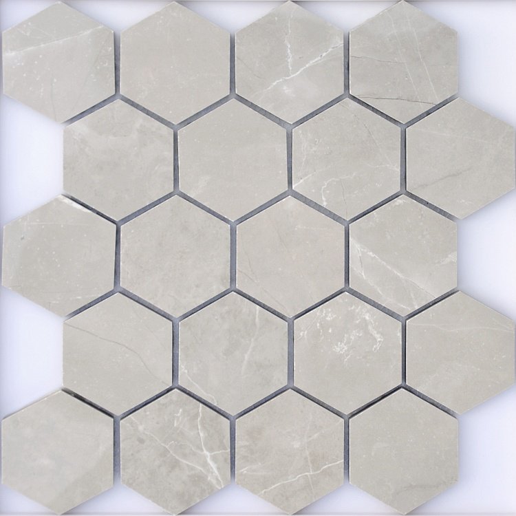 Купить Caramelle Marble Porcelain Nuvola Grigio POL 3,7x6,4 26,7x30,8 