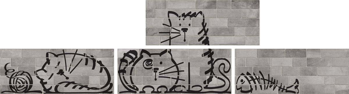 Купить Vives Marlon Nuney-4 Gris 20х50 (компл. 4 шт.) 