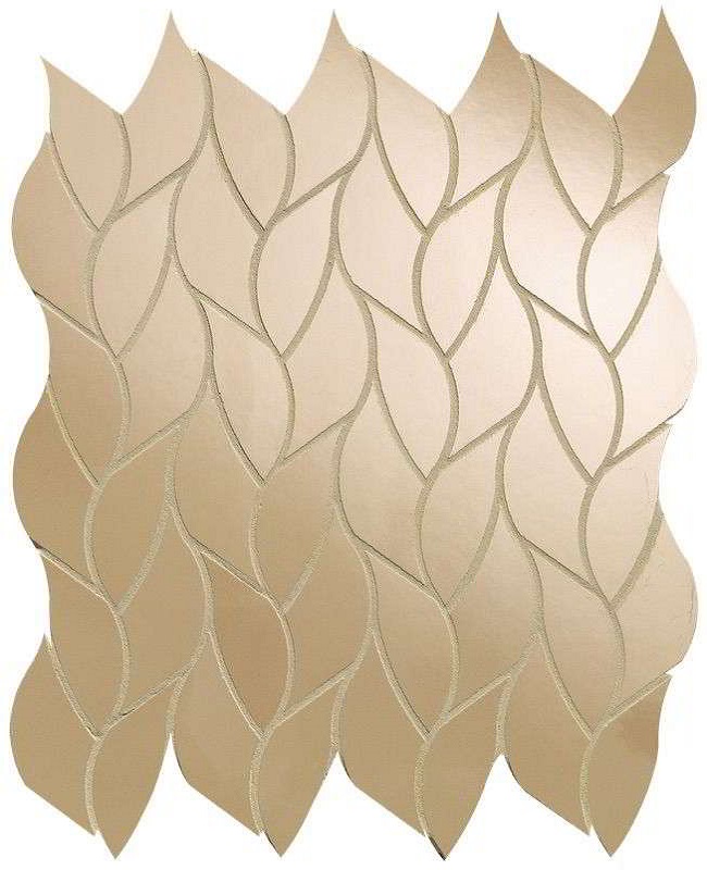 Купить Fap Roma Gold Onice Miele Leaves Mosaico Brillante 25,9x30,9 
