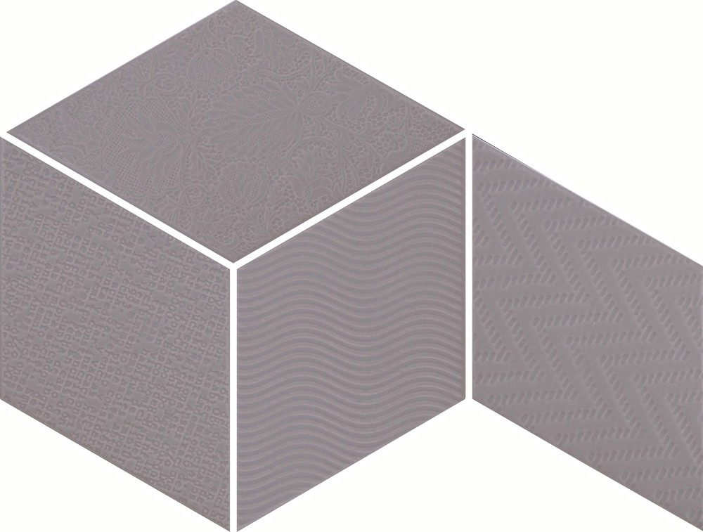 Купить Equipe Rhombus Dark Grey Floor 14x24 