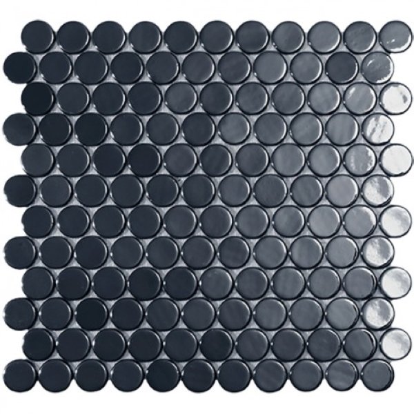 Купить Vidrepur Antislip Circle № 6005 BR Чёрный (на сетке) 30,6x31,4 