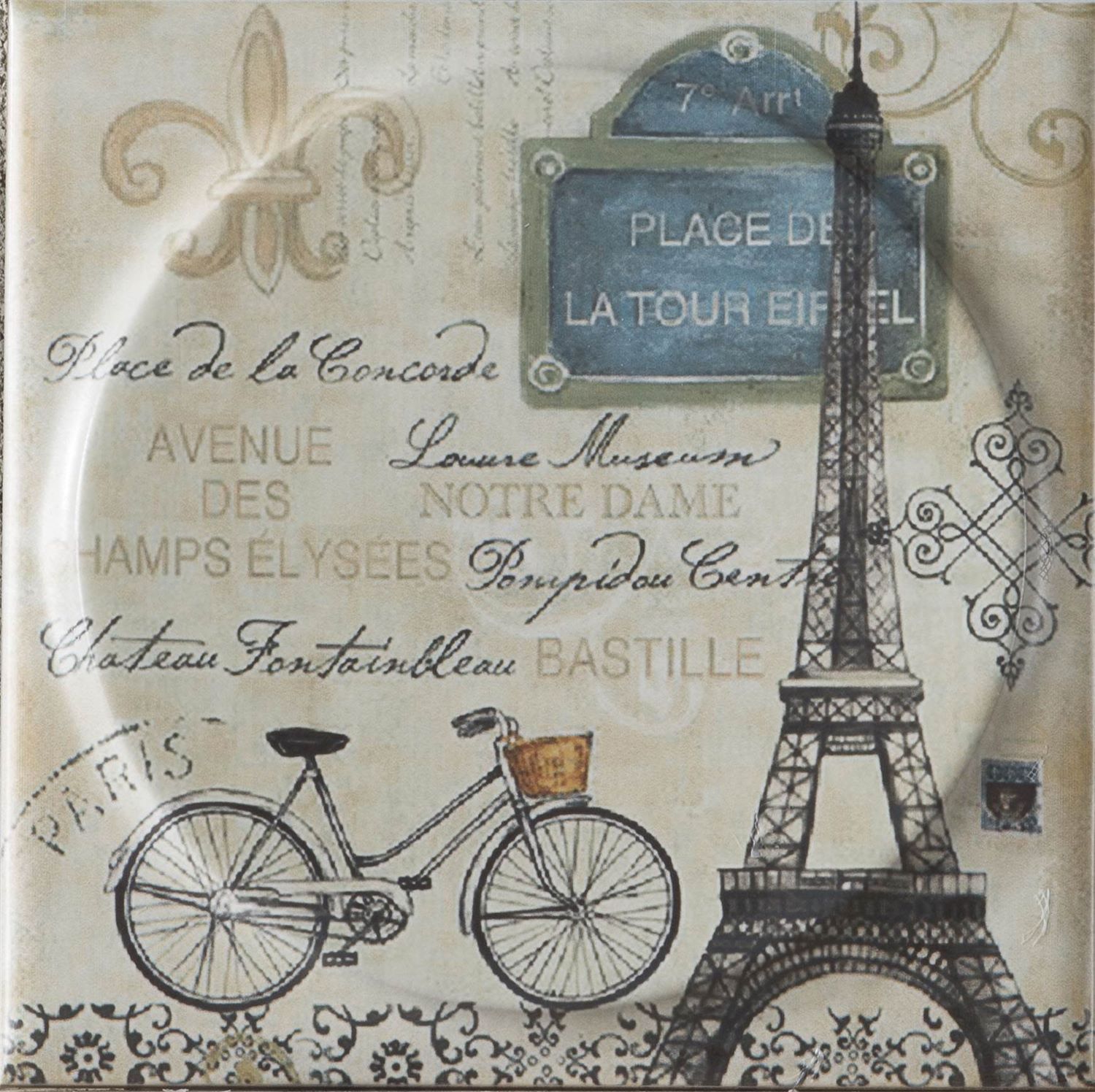 Купить Mayolica Vintage Paris Moon 20x20 