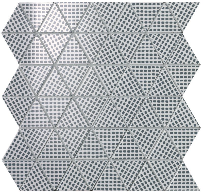 Купить Fap Pat Mosaico Triangolo Deco Blue 30,5x30,5 