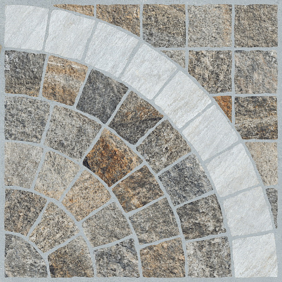 Купить Rondine Emilia Multicolor Arco Bianco H20 60,5х60,5 