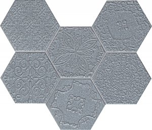 Купить Tubadzin Mozaiki Lace Graphite 28,9х22,1 