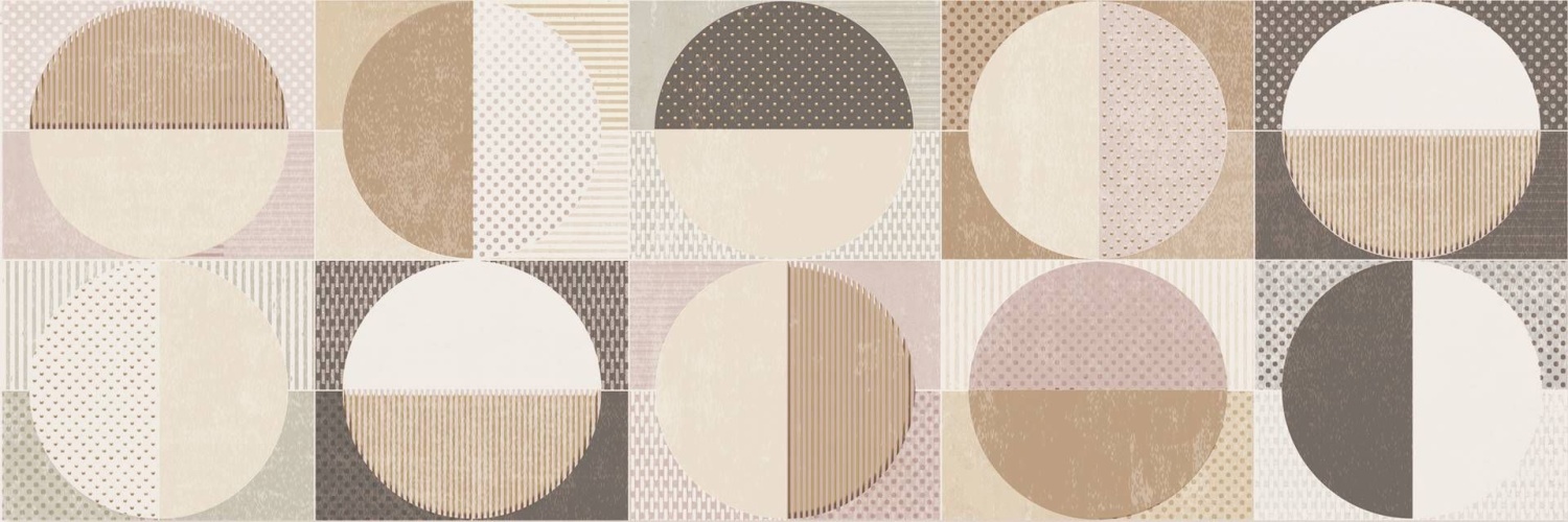 Купить Cifre Cromatica Decor Circles Warm 25x75 