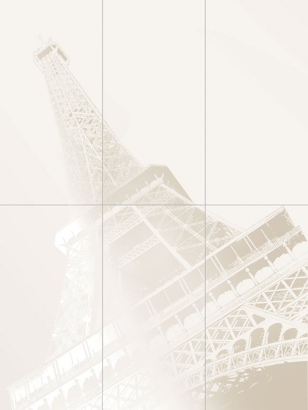 Купить Tubadzin Paris D-Tour Eiffel Set of 6 Elements 89,8x119,8 