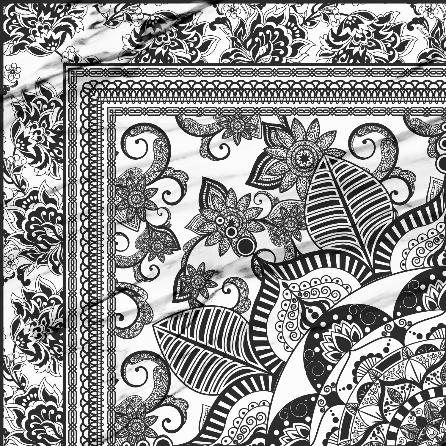 Купить Click Ceramica Pav Calacatta Roseton 45x45 