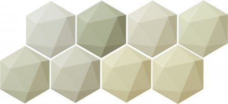 Купить Tubadzin Origami W- Origami Green Hex 11x12,5 