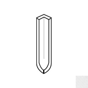 Купить Equipe Area15 Cove Skirting Inside Corner White 2.5x10.7 
