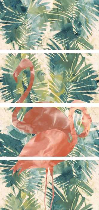 Купить Wide&Style Tropical Flamingo CP4 120x240 