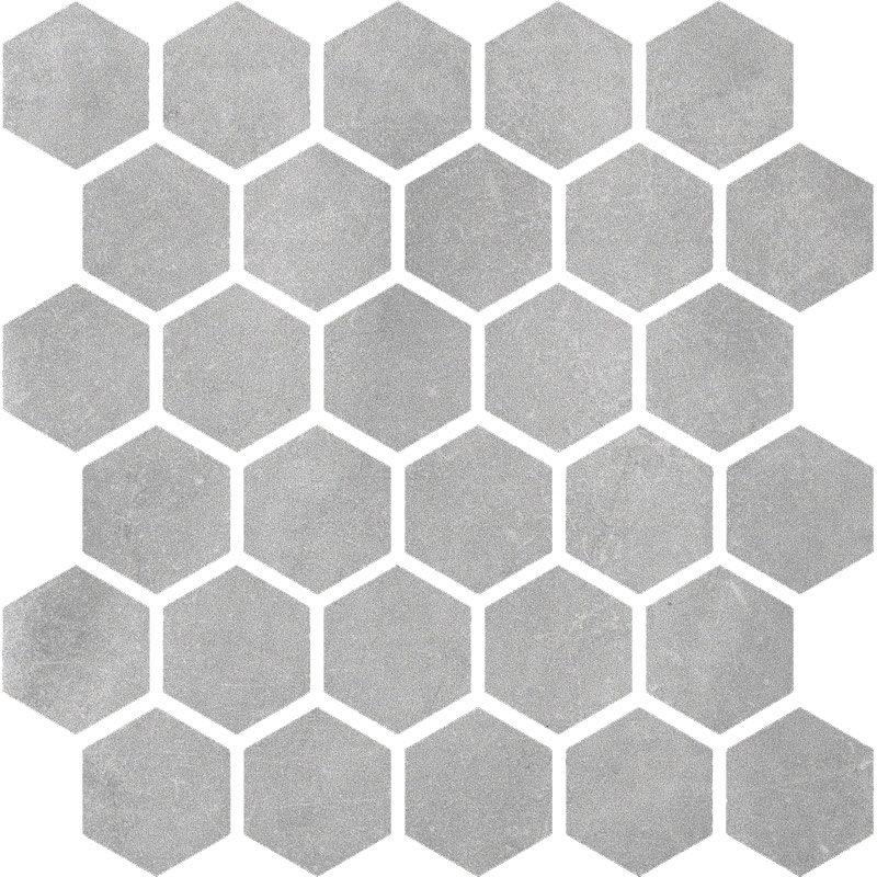 Купить Cir Materia Prima Mosaico Esagona Grey Vetiver 27x27 