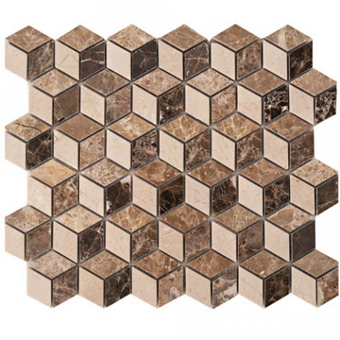 Купить Colori Viva Emperador Mos. Cubic Polished Mix CV20140 30,5x30,5 