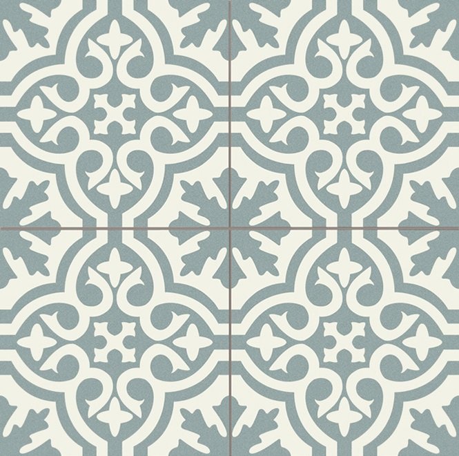 Купить Etili Seramik Ornament Venice Sky Blue Pre-Cut  45×45 
