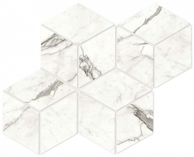 Купить Atlas Concorde Marvel Shine Statuario Supremo Mos. Esagono Lapp 30x35 