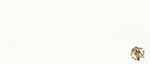 Купить Roberto Cavalli Natural Juta White (Logo) 32x75 