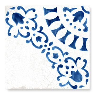 Купить Wow Blanc Et Bleu Antique Decor 1 18,5х18,5 