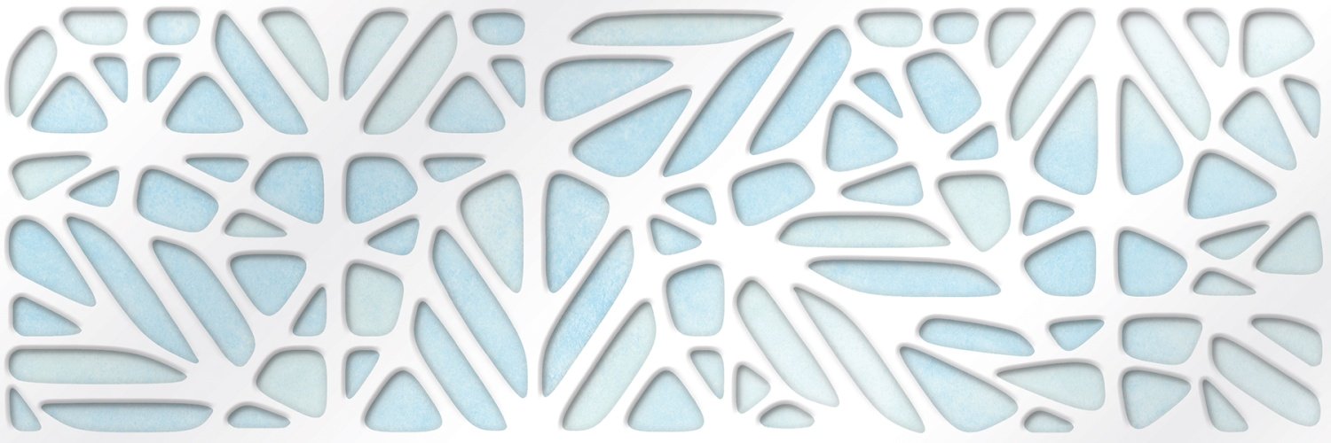 Купить Ibero Sirio Decor Art Blue Gloss 20x60 