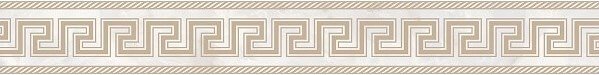 Купить Versace Emote Fascia Greca Sabbiata Onice Bianco 10x78 