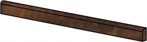 Купить Emil Ceramica Metal Style Battiscopa Nat. Corten Rett. 4,6х120 