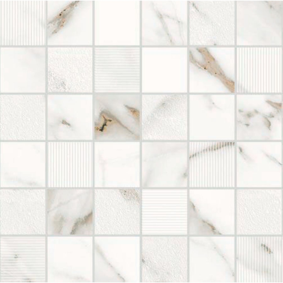 Купить Eletto Ceramica Calacatta Grey Mosaic 30х30 