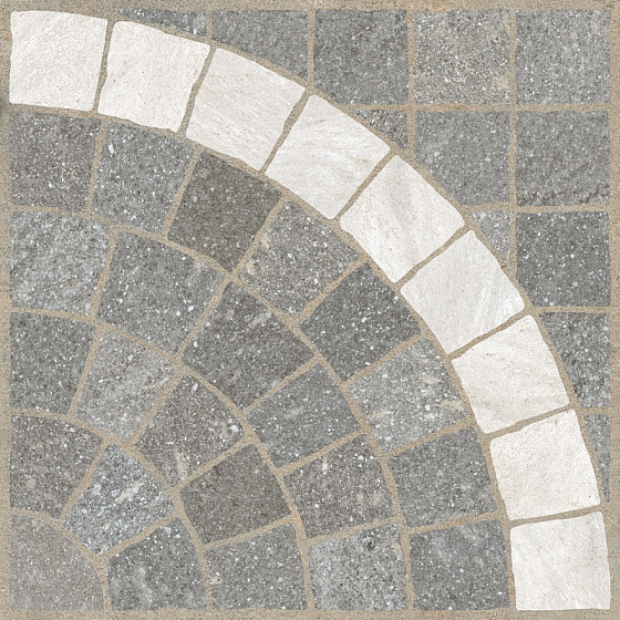 Купить Rondine Aurelia Grigio Arco Bianco 10mm 60,5х60,5 