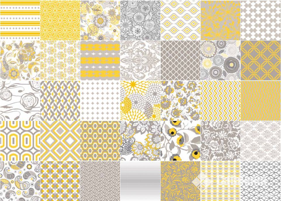 Купить Vallelunga Colibri Comp. Giallo/Grigio (1панно-35пл.) 62,5х87,5 