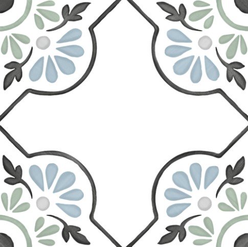 Купить Harmony Tanger Blue Petals 12,3X12,3 