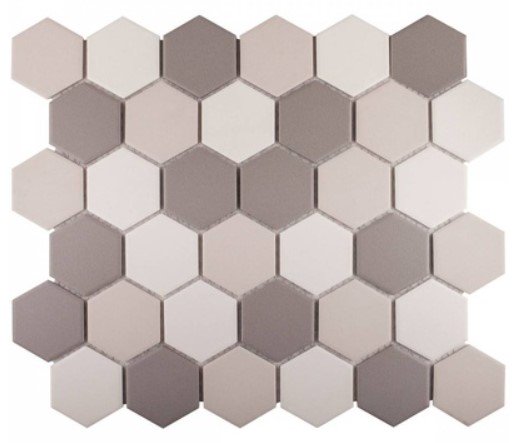 Купить Starmosaic Homework Hexagon Grey Mix Antislip 32.5х28.2 