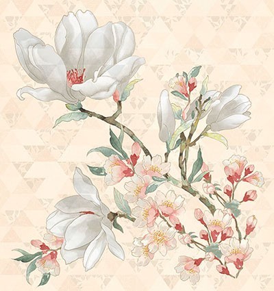 Купить Kerlife Rus Primavera Magnoia Crema 75,3х70,9 