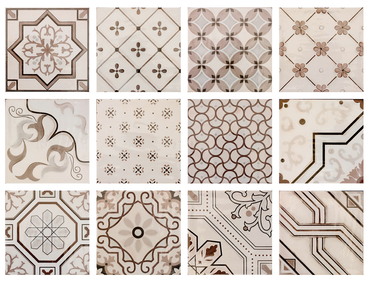 Купить Fabresa Antic Decor Mix Hueso 15х15 